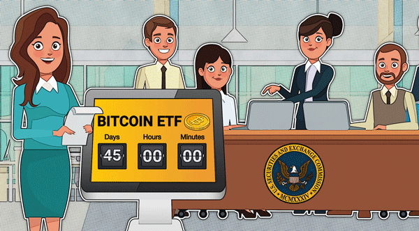 شانس تایید ETF بیت کوین تا ۴۵ روز دیگر!