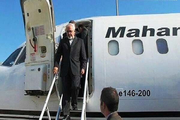 ظریف وارد کاراکاس شد