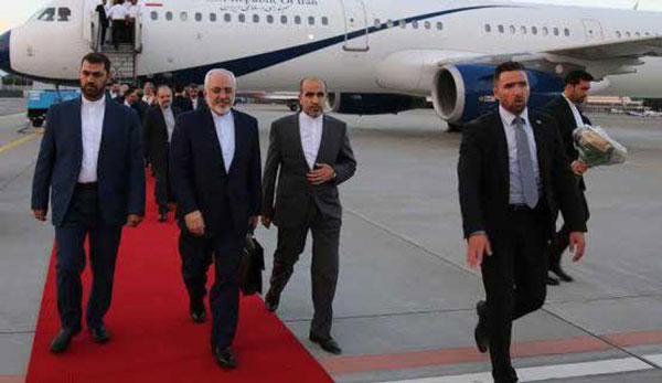 ظریف وارد نیویورک شد