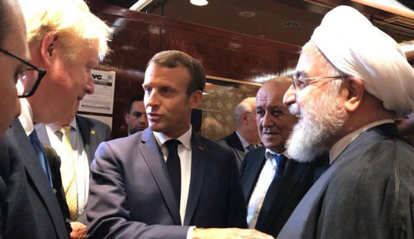 دیدار روحانی با ماکرون و جانسون/ اصرار فرانسه و انگلیس برای دیدار روحانی و ترامپ