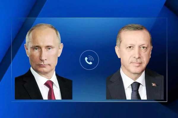اردوغان و پوتین اوضاع سوریه را تلفنی بررسی کردند