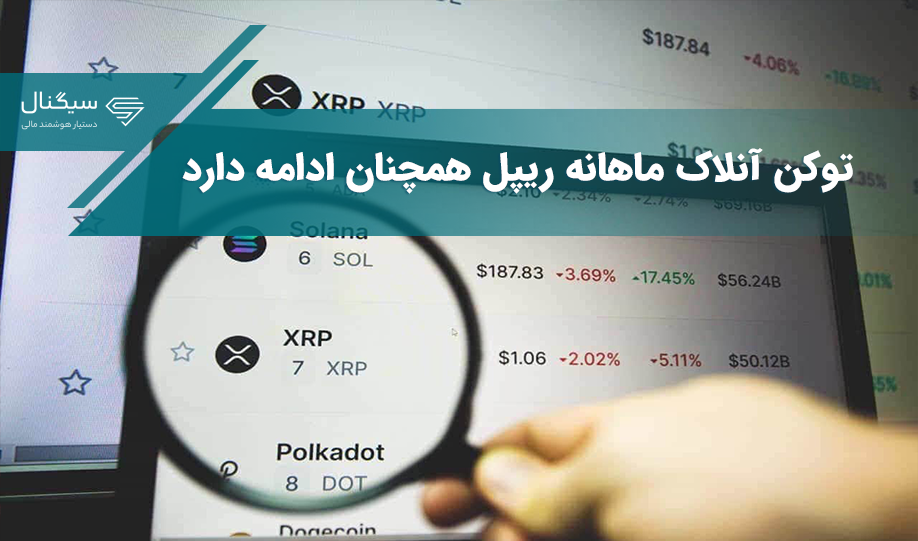 توکن آنلاک ماهانه ریپل همچنان ادامه دارد