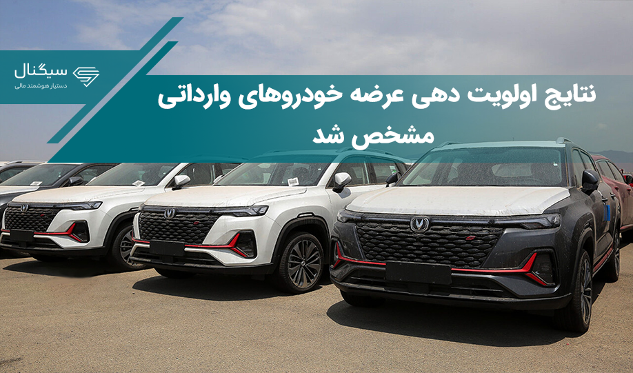 نتایج اولویت دهی عرضه خودروهای وارداتی مشخص شد + لینک سایت
