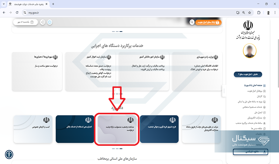 پیگیری جداسازی یارانه با کد ملی