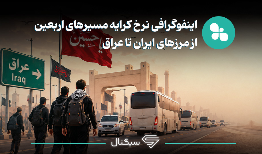 اینفوگرافی: نرخ کرایه مسیرهای اربعین از مرزهای ایران تا عراق
